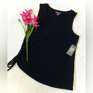 Vince Camuto NWT Side Ruched Knit Tank Top - Small
